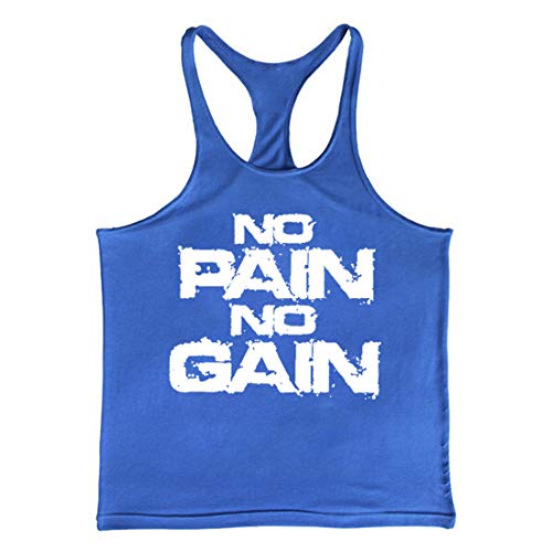 YeeHoo Herren Bodybuilding Stringer Fitness Gym Tank Top Sport NO Pain NO GAIN von YeeHoo