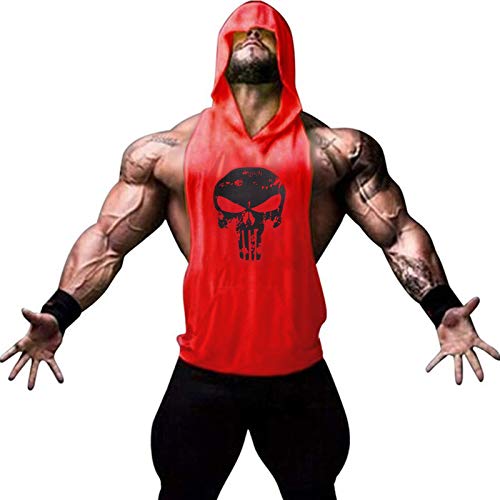 YeeHoo Herren Sport Tank Top mit Kapuze Muskelshirt für Training Gym Fitness & Bodybuilding YeeHoo Herren Sport Tank Top mit Kapuze Muskelshirt für Training Gym Fitness & Bodybuilding von YeeHoo