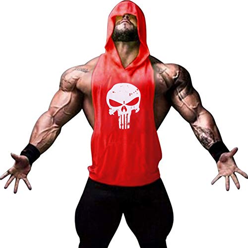 YeeHoo Herren Sport Tank Top mit Kapuze Muskelshirt für Training Gym Fitness & Bodybuilding YeeHoo Herren Sport Tank Top mit Kapuze Muskelshirt für Training Gym Fitness & Bodybuilding von YeeHoo