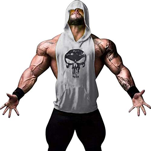 YeeHoo Herren Sport Tank Top mit Kapuze Muskelshirt für Training Gym Fitness & Bodybuilding YeeHoo Herren Sport Tank Top mit Kapuze Muskelshirt für Training Gym Fitness & Bodybuilding von YeeHoo