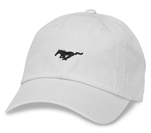 AMERICAN NEEDLE Micro Slouch Ford Mustang Adjustable Hat (White) von American Needle