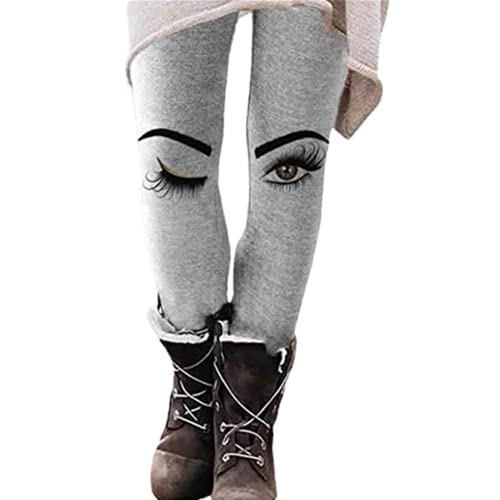 Yeehliny Leggings Damen, Leggings für Damen, Winter Warme Leggings Lange Leggings Winterhose Freizeithosen Joginghose Yogahose Strumpfhose Schlankheitshose von Yeehliny