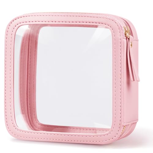 Transparente Make-up-Tasche für Reisen, Mini-Kosmetiktasche, Kulturbeutel, Auto-Organizer, niedlich, mit Reißverschluss, für adrette Freundin, Ehefrau, Mutter, Lehrer, Geschenk, TSA-genehmigt, Transparente Make-up-Tasche für Reisen, Mini-Kosmetiktasche, Kulturbeutel, Auto-Organizer, niedlich, mit Reißverschluss, für adrette Freundin, Ehefrau, Mutter, Lehrer, Geschenk, TSA-genehmigt, von Yeeits