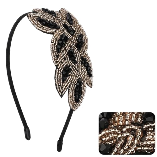 Vintage Haarreif,1920er Jahre Stirnbänder Frauen Vintage Kopfschmuck Kristall Haarband Strass Flapper 20er HaarStirnband für Mädchen Kostüm Party Valentinstag Accessoire Abschlussball Party Retro Vintage Haarreif,1920er Jahre Stirnbänder Frauen Vintage Kopfschmuck Kristall Haarband Strass Flapper 20er HaarStirnband für Mädchen Kostüm Party Valentinstag Accessoire Abschlussball Party Retro von Yeenano
