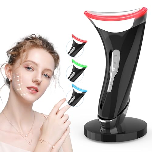 Yeerain Gesichtsmassagegerät Gegen Falten, EMS Gesichtsmassage Massagegerät mit 4 Modi, 45℃ Hautstraffung Face Lifting Gerät Beauty Massager für Damen Herren Yeerain Gesichtsmassagegerät Gegen Falten, EMS Gesichtsmassage Massagegerät mit 4 Modi, 45℃ Hautstraffung Face Lifting Gerät Beauty Massager für Damen Herren von Yeerain
