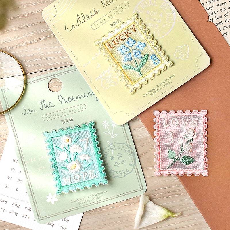 Blumen Stempel Gestickte Aufnäher Selbstklebende Applikation Schuhe Rucksack Dekoration Kleidung Accessoire Blumen Stempel Gestickte Aufnäher Selbstklebende Applikation Schuhe Rucksack Dekoration Kleidung Accessoire von Yeestore