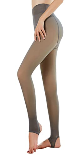 Yeeteepot Damen Strumpfhosen Komfortabel Pantyhose Perfekt Beine Abnehmen Elastizität Strümpfe Gefälschte Durchscheinend Pantyhose Atmungsaktiv Freizeit Leggings (Kaffee-B-90g) von Yeeteepot