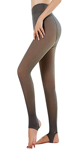 Yeeteepot Damen Strumpfhosen Komfortabel Pantyhose Perfekt Beine Abnehmen Elastizität Strümpfe Gefälschte Durchscheinend Pantyhose Atmungsaktiv Freizeit Leggings (Schwarz-B-90g) von Yeeteepot