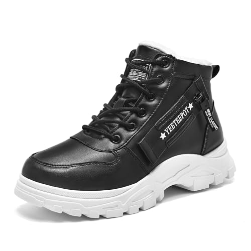 Yeeteepot Damen Winterstiefel Warm Gefütterte Winterschuhe Rutschfeste Stiefeletten Kurzschaft Stiefel Winter Outdoor Schneestiefel B-Schwarz 36 EU = Etikett 37 Yeeteepot Damen Winterstiefel Warm Gefütterte Winterschuhe Rutschfeste Stiefeletten Kurzschaft Stiefel Winter Outdoor Schneestiefel B-Schwarz 36 EU = Etikett 37 von Yeeteepot