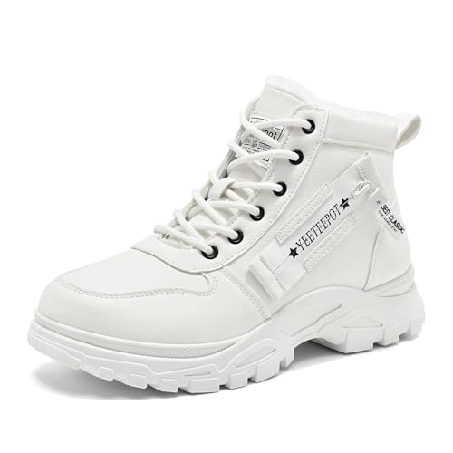 Yeeteepot Damen Winterstiefel Warm Gefütterte Winterschuhe Rutschfeste Stiefeletten Kurzschaft Stiefel Winter Outdoor Schneestiefel Weiß 40 EU = Etikett 41 Yeeteepot Damen Winterstiefel Warm Gefütterte Winterschuhe Rutschfeste Stiefeletten Kurzschaft Stiefel Winter Outdoor Schneestiefel Weiß 40 EU = Etikett 41 von Yeeteepot