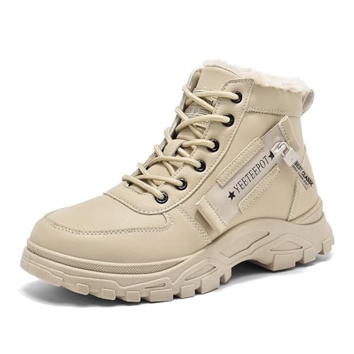 Yeeteepot Winterschuhe Damen Warm Gefütterte Winterstiefel Winter Freizeitstiefel Rutschfeste Stiefeletten Kurzschaft Stiefel Outdoor Schneestiefel Khaki 38 EU = 39 CN Yeeteepot Winterschuhe Damen Warm Gefütterte Winterstiefel Winter Freizeitstiefel Rutschfeste Stiefeletten Kurzschaft Stiefel Outdoor Schneestiefel Khaki 38 EU = 39 CN von Yeeteepot