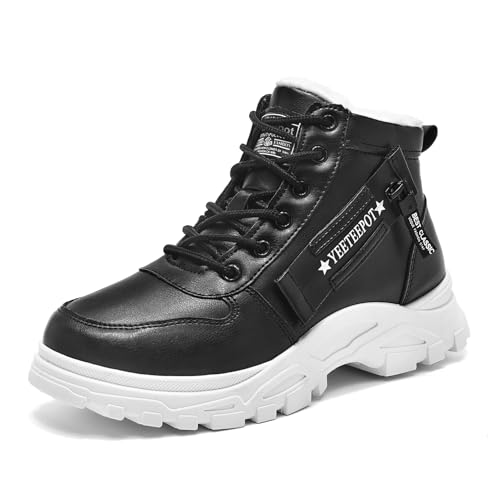 Yeeteepot Winterschuhe Damen Warm Gefütterte Winterstiefel Winter Freizeitstiefel Rutschfeste Stiefeletten Kurzschaft Stiefel Outdoor Schneestiefel Schwarz Weiß 37 EU = 38 CN Yeeteepot Winterschuhe Damen Warm Gefütterte Winterstiefel Winter Freizeitstiefel Rutschfeste Stiefeletten Kurzschaft Stiefel Outdoor Schneestiefel Schwarz Weiß 37 EU = 38 CN von Yeeteepot