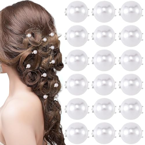 Yehanxue 30 Stück Mini Perle Damen Weiße Perle Haarspangen Niedliche Haarspangen Elegante Kopfbedeckung Geeignet für Mädchen von Yehanxue