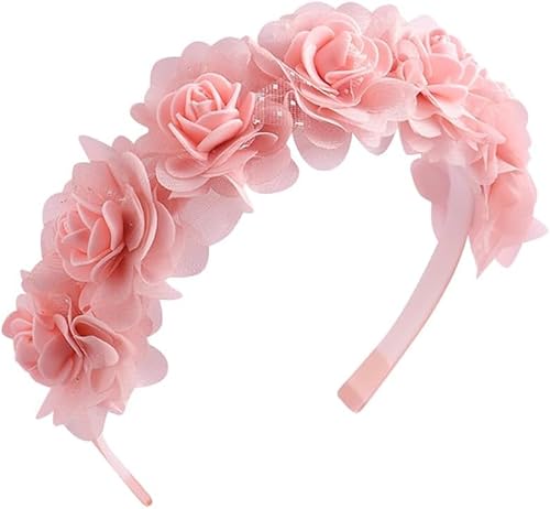 Yehanxue Kleinkind Blume Krone Stirnband Mädchen Floral Stoff Rose Elegant Stirnband Rutschfest Rosa Yehanxue Kleinkind Blume Krone Stirnband Mädchen Floral Stoff Rose Elegant Stirnband Rutschfest Rosa von Yehanxue