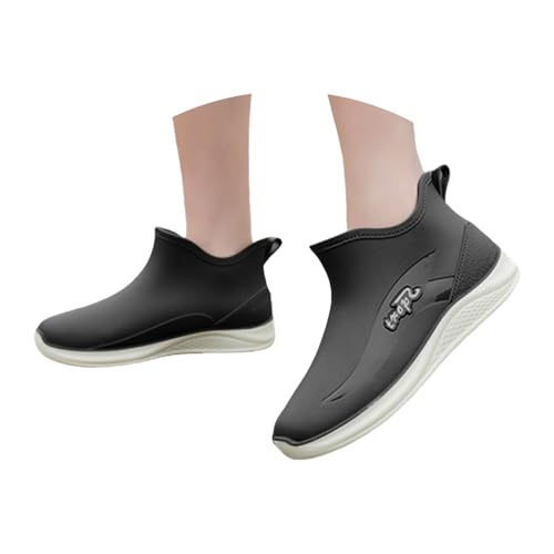 Regenstiefel für Damen, Gummi, wasserdicht, niedrige Stiefel, bunt, rutschfest, kurze Stiefel, PVC, Rain Boots, Mode, Wasserschuhe, elegant, Gartenarbeit, Regenschuhe, bequem, Outdoor, Angeln, Schnee von Yekdmxop