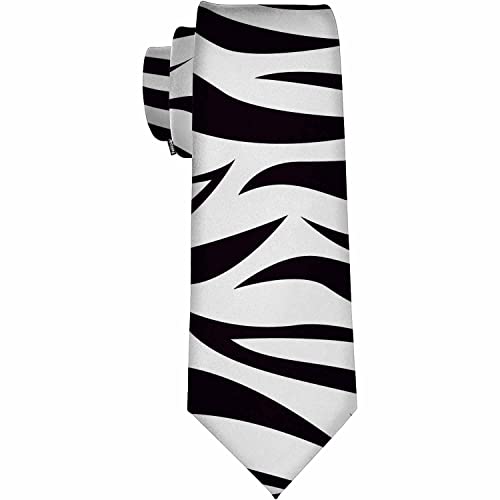 Yekiua Nautisches Diagramm Herren Krawatten Old Ancient Adventure Explorer Vintage Karte Hals Krawatte Business Hochzeit formelle Mode Krawatte, Zebra-Textur, Einheitsgröße von Yekiua