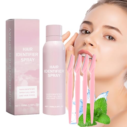 Haar-Identifizierungsspray für Gesichts-Dermaplaning,Hair Identifier Spray for Face Shaving,Haar-Identifizierungsspray für Gesichtsrasur,Werkzeug für das Gesicht,Gesichtshaar-Identifizierungss (Rosa) Haar-Identifizierungsspray für Gesichts-Dermaplaning,Hair Identifier Spray for Face Shaving,Haar-Identifizierungsspray für Gesichtsrasur,Werkzeug für das Gesicht,Gesichtshaar-Identifizierungss (Rosa) von Yelewy