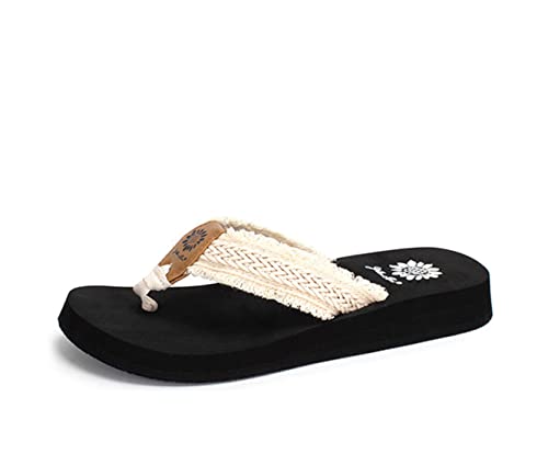 Yellow Box Damen Fayth Flipflop, Cream, 41 EU von Yellow Box