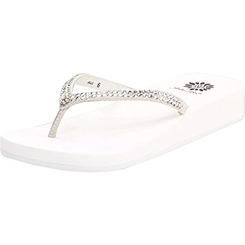 Yellow Box Damen Jello Flip Flop, Weiß, 39.5 EU von Yellow Box