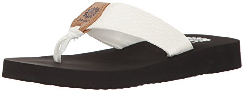 Yellow Box Frauen Flip Flops Weiss Groesse 9 US /40 EU von Yellow Box
