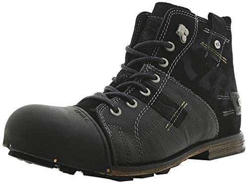 Yellow Cab Herren Industrial M Biker Boots, Schwarz (Black), 42 EU von Yellow Cab