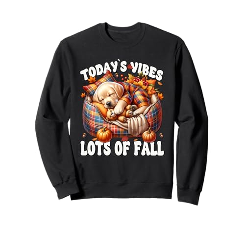Labrador Mom Graphic for Women Funny Autumn-Sayings for Fall Sweatshirt von Yellow Labrador Retriever Gifts For Fall Lovers