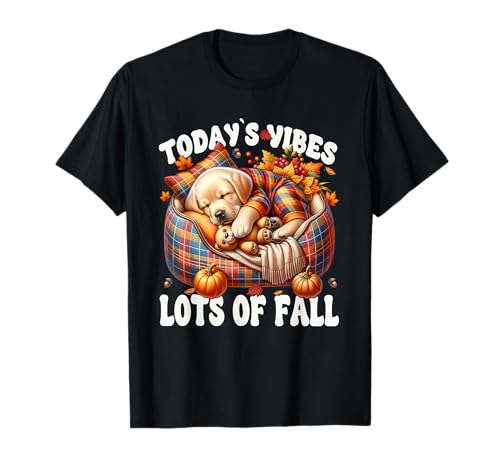Labrador Mom Graphic for Women Funny Autumn-Sayings for Fall T-Shirt von Yellow Labrador Retriever Gifts For Fall Lovers