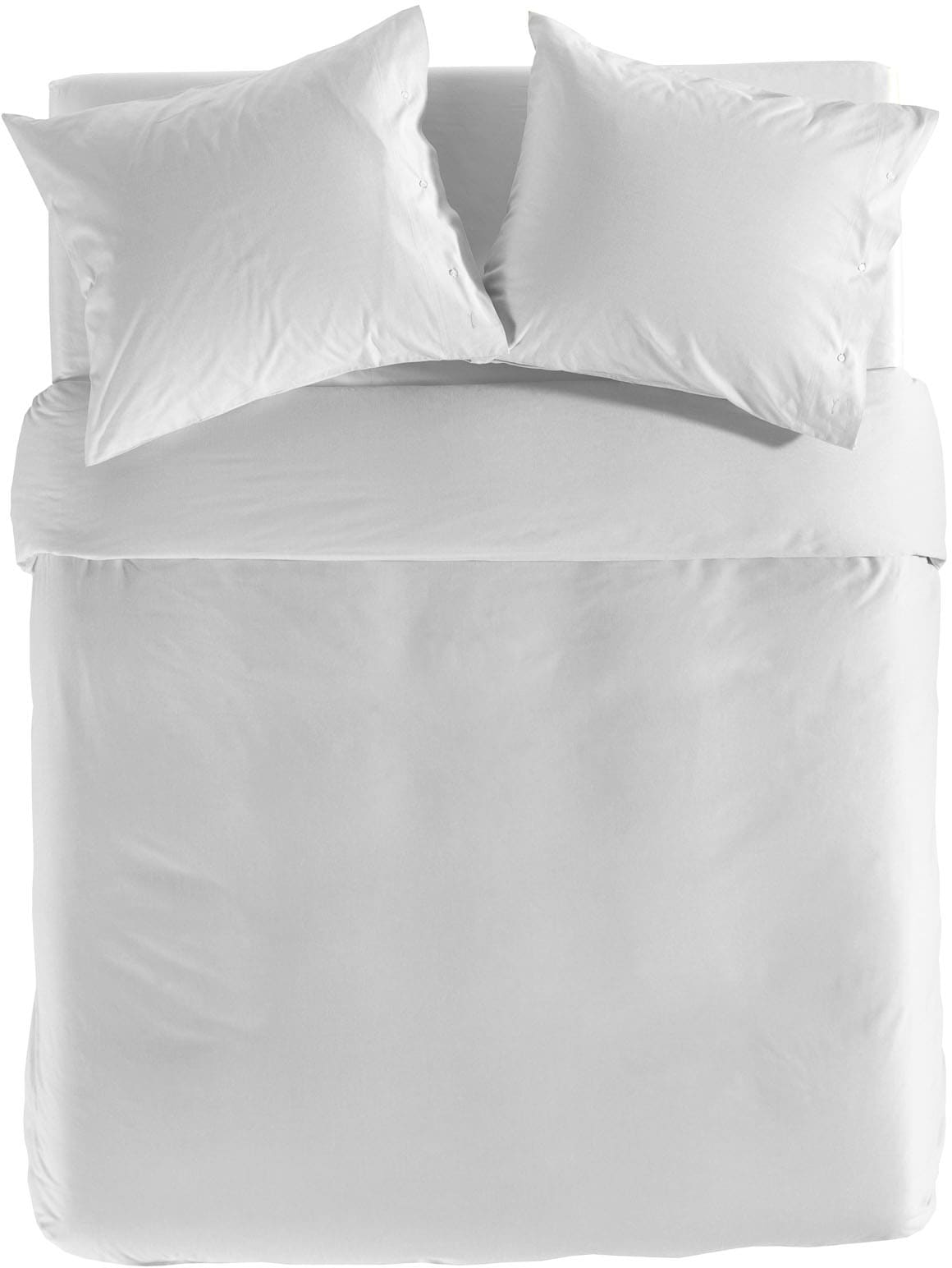 YELLOW Bettwäsche "Chambray" 2 tlg. Uni Design, 100% Baumwolle ab 135x200 cm. von Yellow