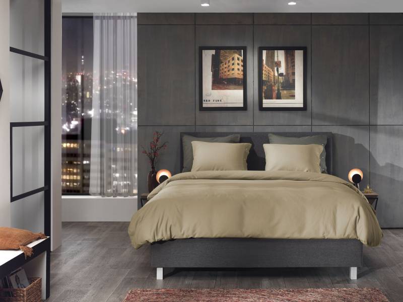 YELLOW Bettwäsche "Cialda" 2 Stk. tlg. Uni Design, 100% Baumwolle ab 135x200 cm. von Yellow