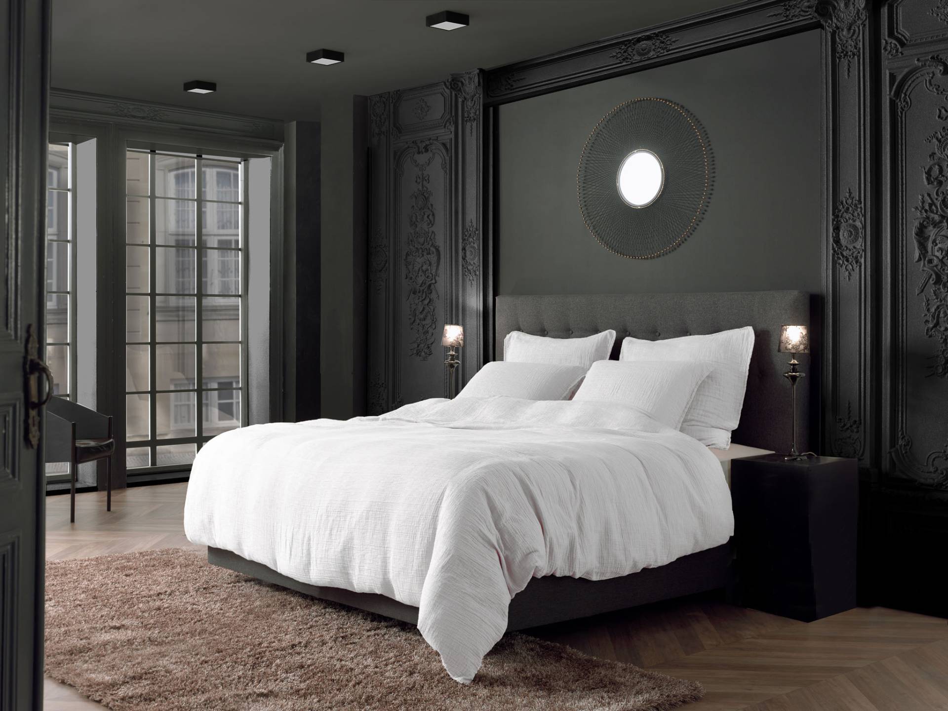 YELLOW Bettwäsche "Garza" 2 Stk. tlg. Uni Design, 100% Baumwolle ab 135x200 cm. von Yellow