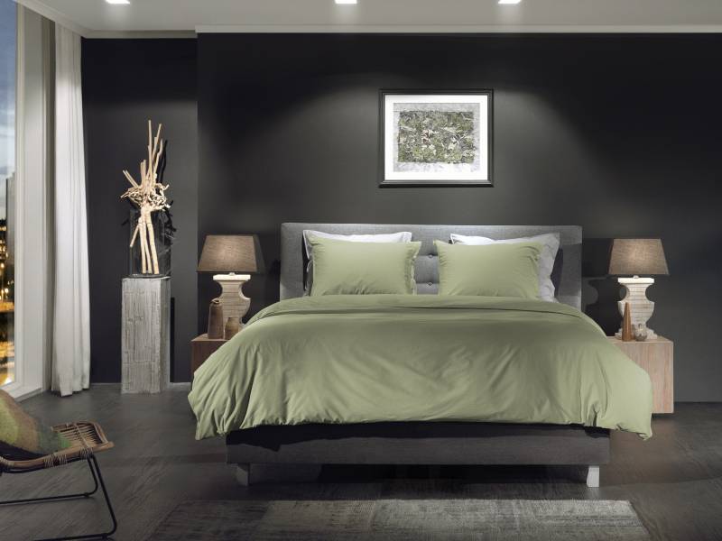 YELLOW Bettwäsche "Percale" 2 Stk. tlg. Uni Design, 100% Baumwolle ab 135x200 cm. von Yellow