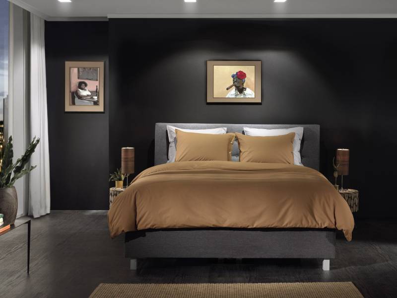 YELLOW Bettwäsche "Percale" 2 tlg. Uni Design, 100% Baumwolle ab 135x200 cm. von Yellow