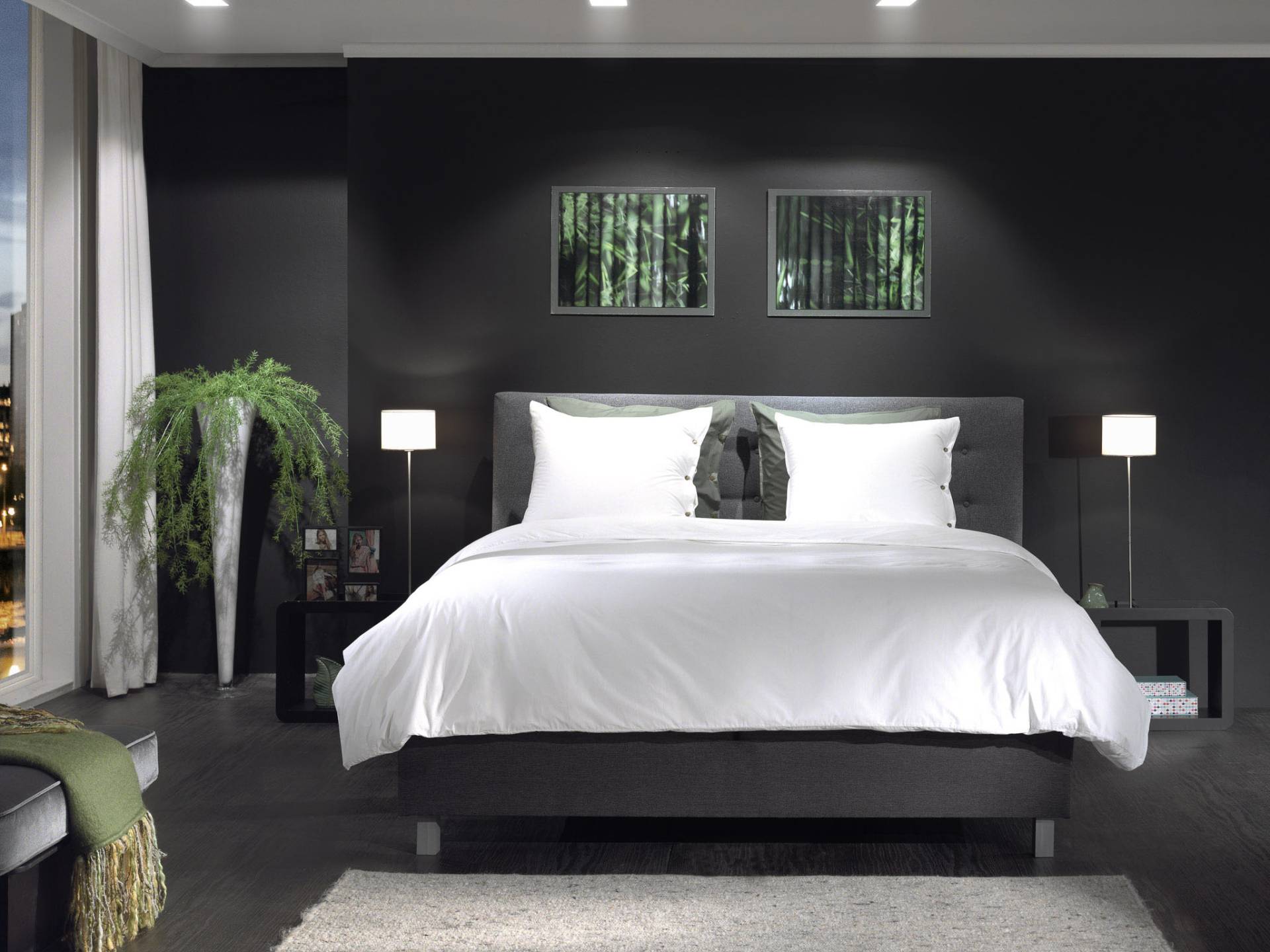 YELLOW Bettwäsche "Percale" 2 tlg. Uni Design, 100% Baumwolle ab 135x200 cm. von Yellow