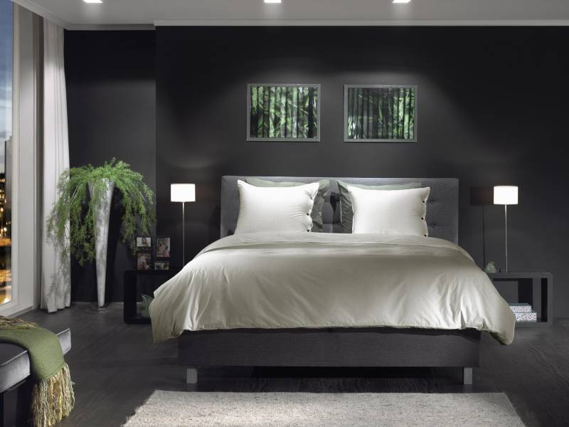 YELLOW Bettwäsche "Percale" 2 tlg. Uni Design, 100% Baumwolle ab 135x200 cm. von Yellow