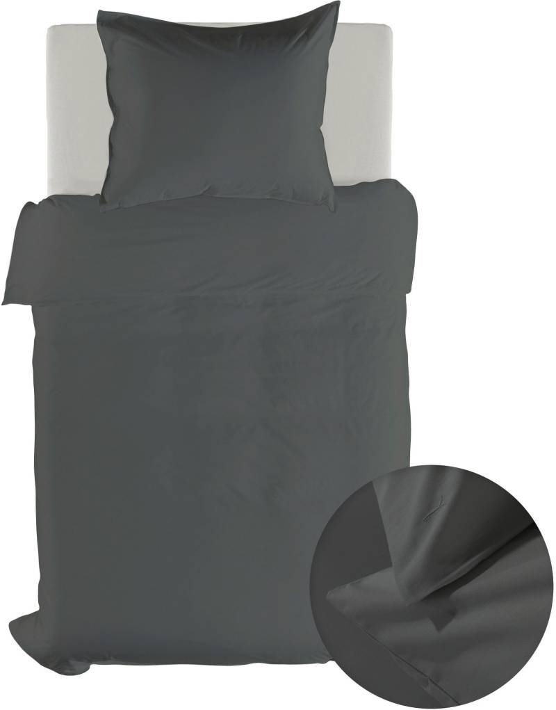 YELLOW Bettwäsche "Suite-Casablanca" 2 Stk. tlg. Uni, 100% Baumwolle ab 135x200 cm. von Yellow