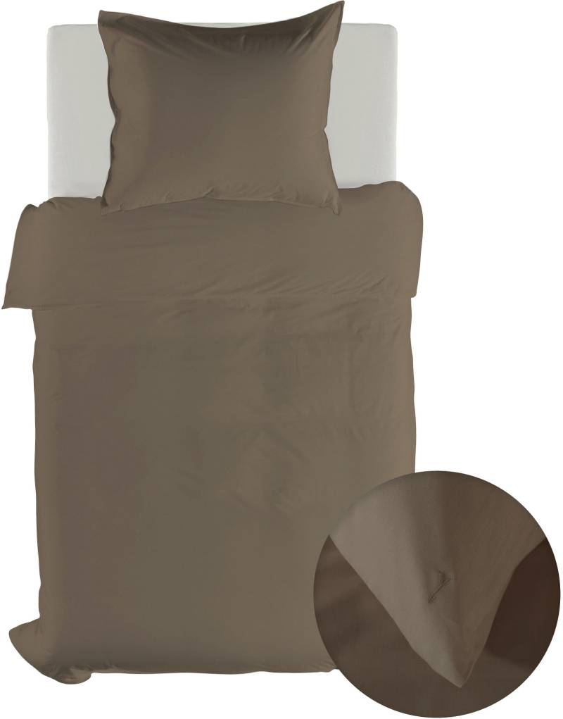 YELLOW Bettwäsche "Suite-Casablanca" 2 Stk. tlg. Uni, 100% Baumwolle ab 135x200 cm. von Yellow