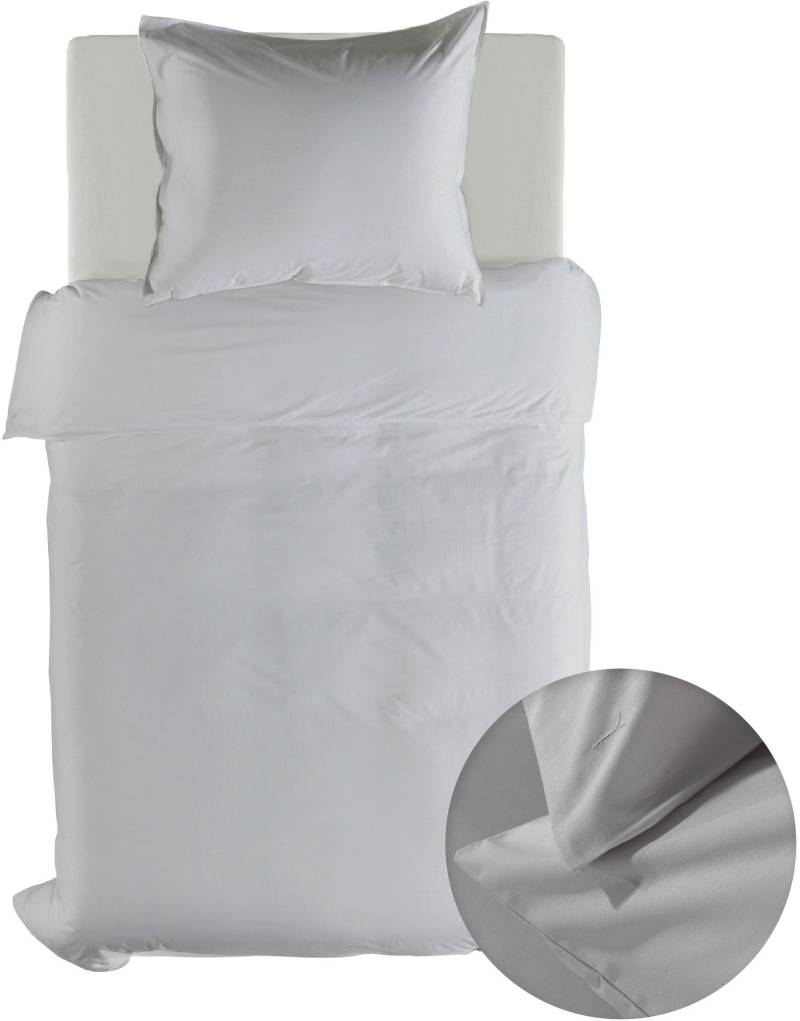 YELLOW Bettwäsche "Suite-Casablanca" 2 Stk. tlg. Uni, 100% Baumwolle ab 135x200 cm. von Yellow