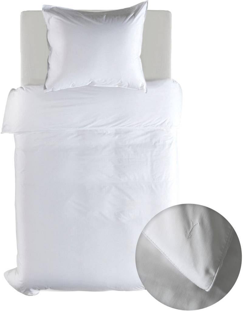 YELLOW Bettwäsche "Suite-Dubai" 2 Stk. tlg. Uni Design, 100% Baumwolle ab 135x200 cm. von Yellow