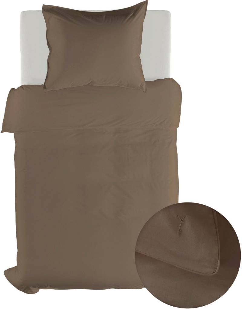 YELLOW Bettwäsche "Suite-Dubai" 2 Stk. tlg. Uni Design, 100% Baumwolle ab 135x200 cm. von Yellow