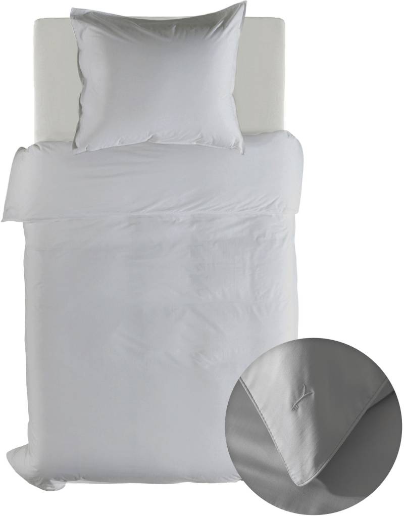 YELLOW Bettwäsche "Suite-Dubai" 2 Stk. tlg. Uni Design, 100% Baumwolle ab 135x200 cm. von Yellow