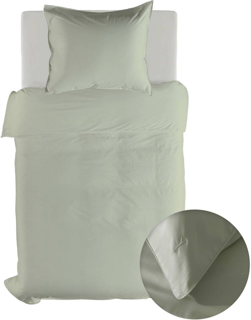 YELLOW Bettwäsche "Suite-Dubai" 2 tlg. Uni Design, 100% Baumwolle ab 135x200 cm. von Yellow