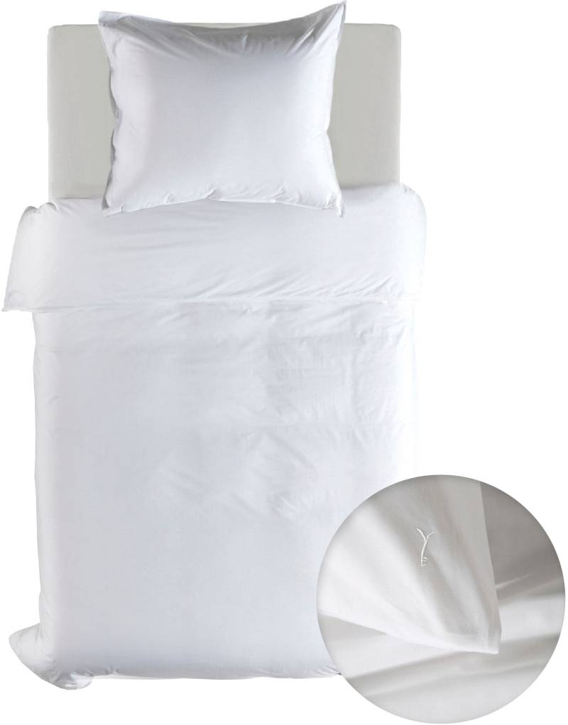 YELLOW Bettwäsche "Suite-Mumbai" 2 Stk. tlg. Uni Design, 100% Baumwolle ab 135x200 cm. von Yellow