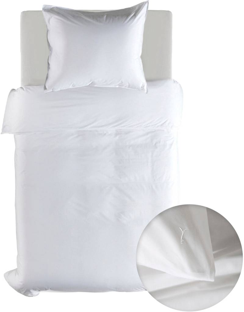 YELLOW Bettwäsche "Suite-Mumbai" 2 Stk. tlg. Uni Design, 100% Baumwolle ab 135x200 cm. von Yellow