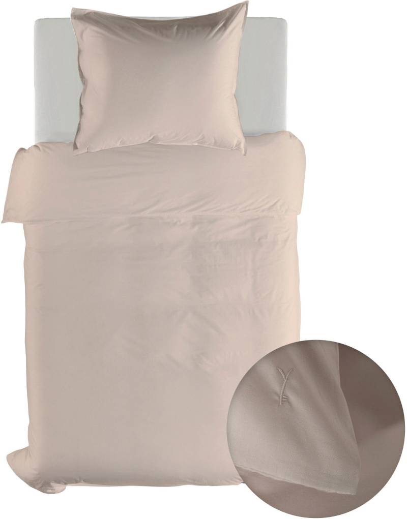 YELLOW Bettwäsche "Suite-Mumbai" 2 Stk. tlg. Uni Design, 100% Baumwolle ab 135x200 cm. von Yellow
