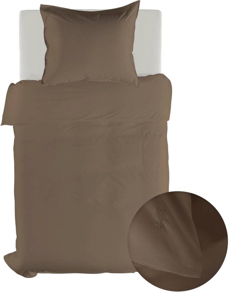 YELLOW Bettwäsche "Suite-Mumbai" 2 Stk. tlg. Uni Design, 100% Baumwolle ab 135x200 cm. von Yellow