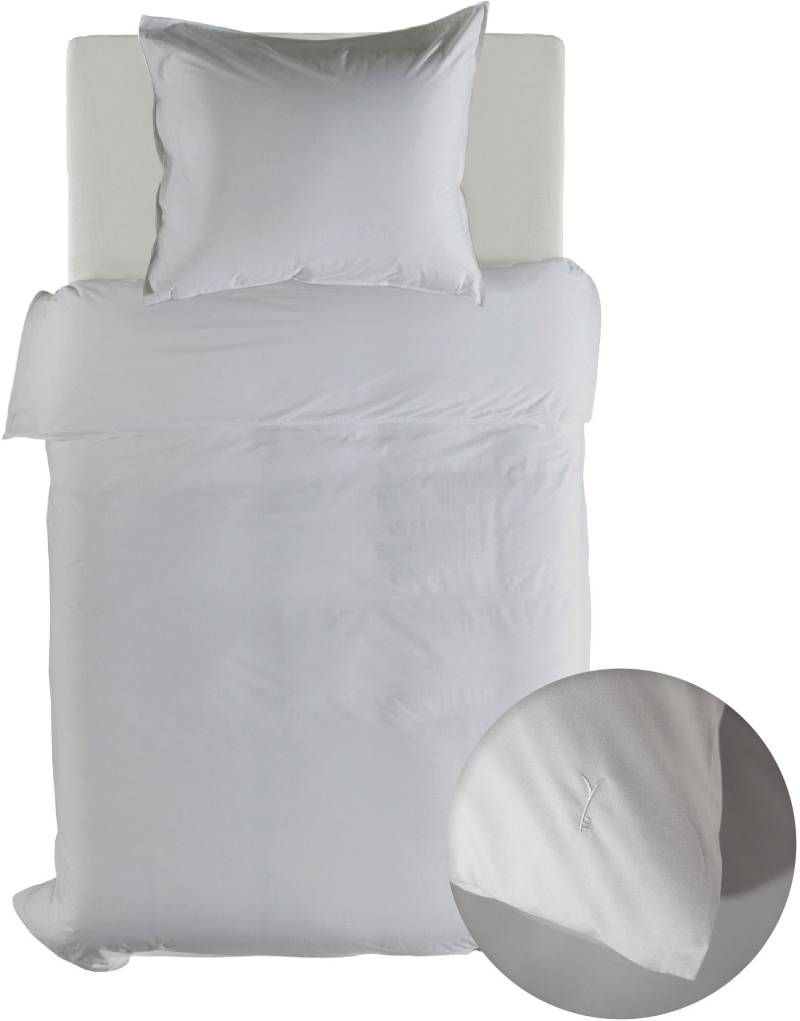 YELLOW Bettwäsche "Suite-Mumbai" 2 Stk. tlg. Uni Design, 100% Baumwolle ab 135x200 cm. von Yellow