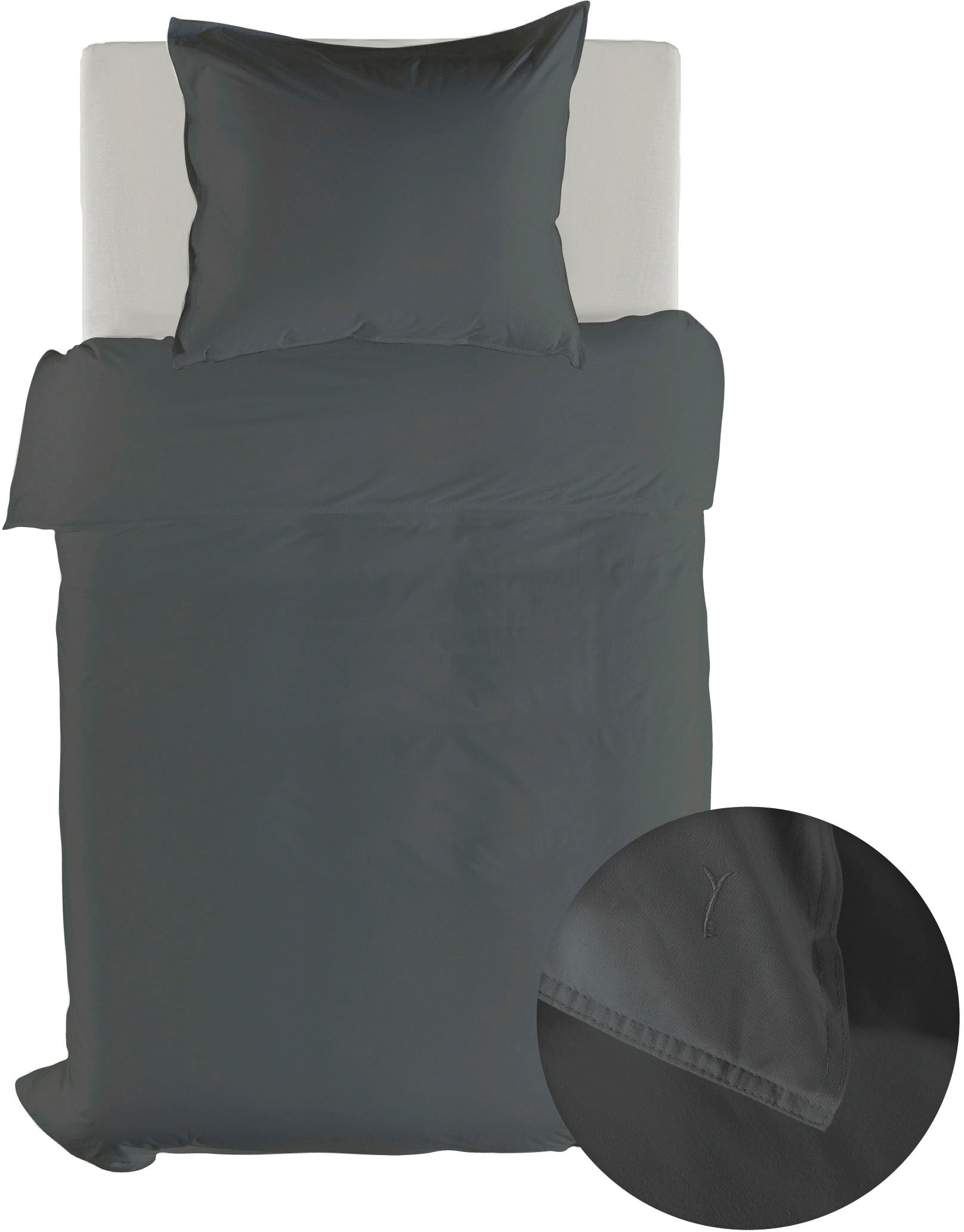 YELLOW Bettwäsche "Suite-Nairobi" 2 Stk. tlg. Bettwäsche aus 100% Baumwolle, hochwertige Washed Cotton von Yellow