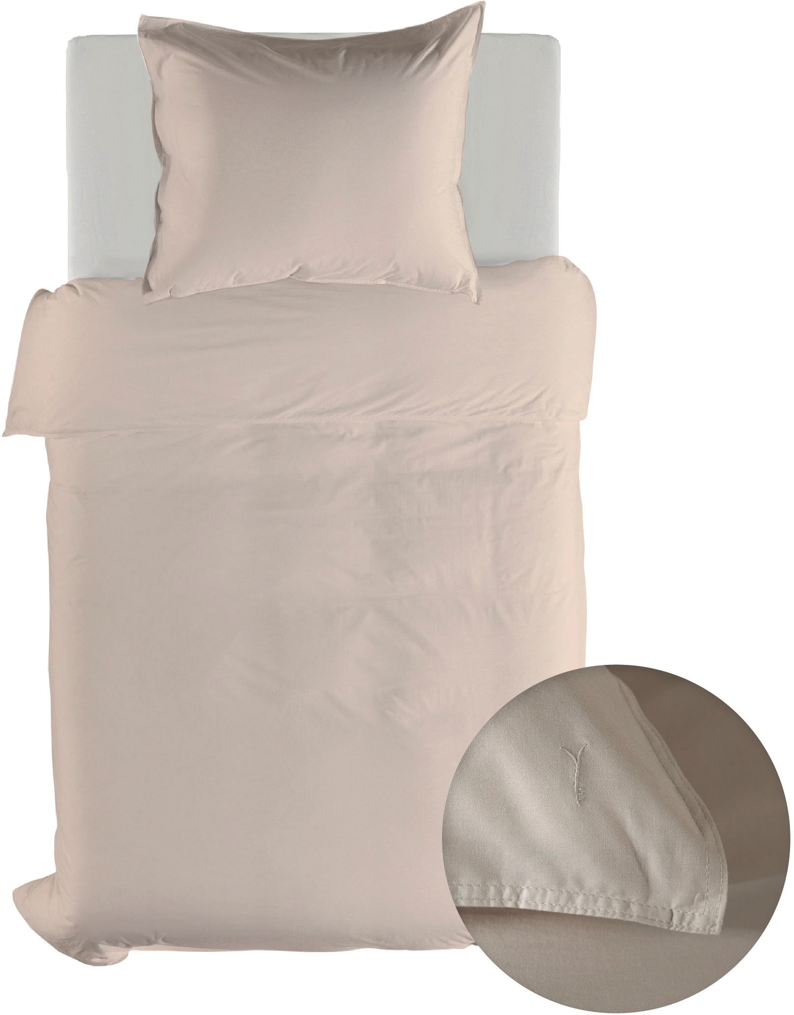 YELLOW Bettwäsche "Suite-Nairobi" 2 Stk. tlg. Bettwäsche aus 100% Baumwolle, hochwertige Washed Cotton von Yellow