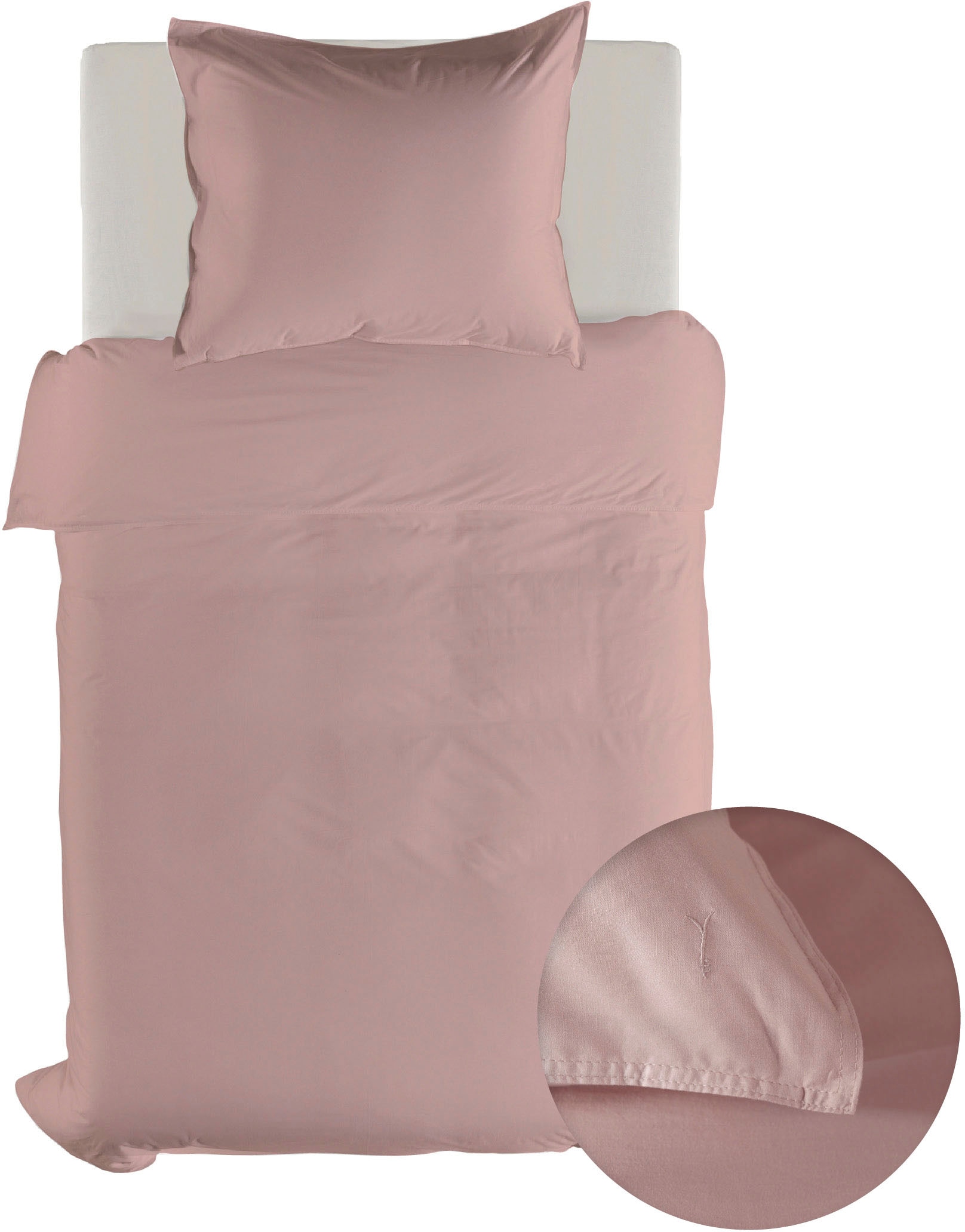 YELLOW Bettwäsche "Suite-Nairobi" 2 Stk. tlg. Bettwäsche aus 100% Baumwolle, hochwertige Washed Cotton von Yellow