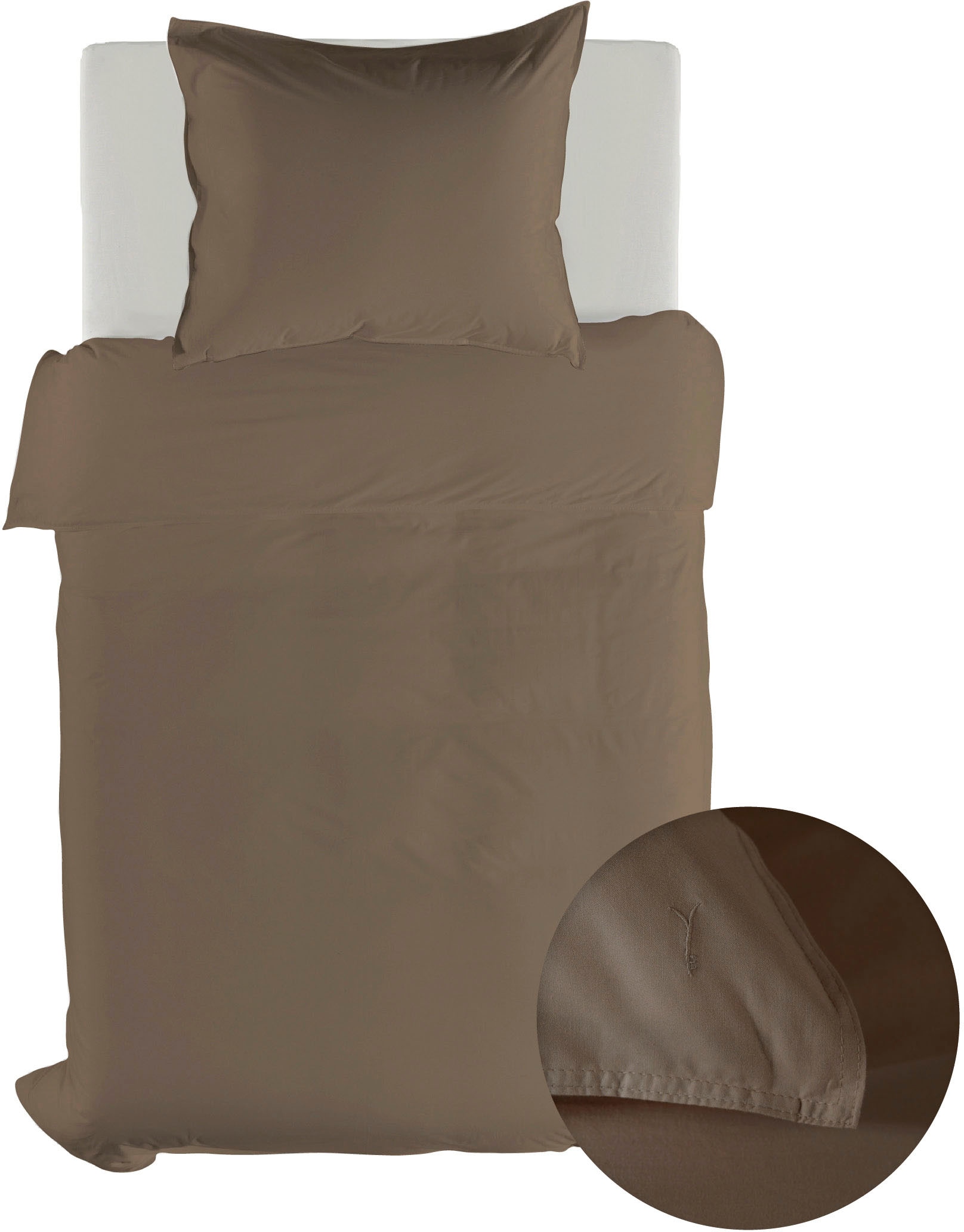 YELLOW Bettwäsche "Suite-Nairobi" 2 Stk. tlg. Bettwäsche aus 100% Baumwolle, hochwertige Washed Cotton von Yellow